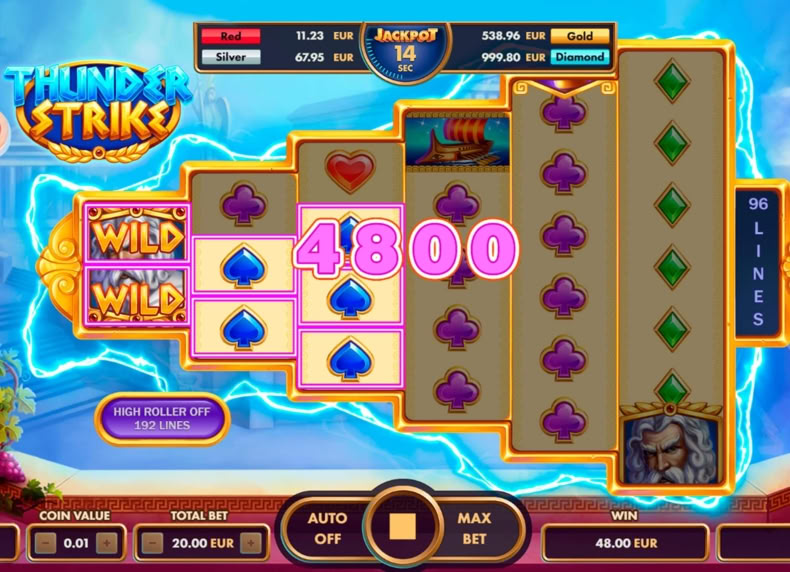Thunderstrike game - play for free