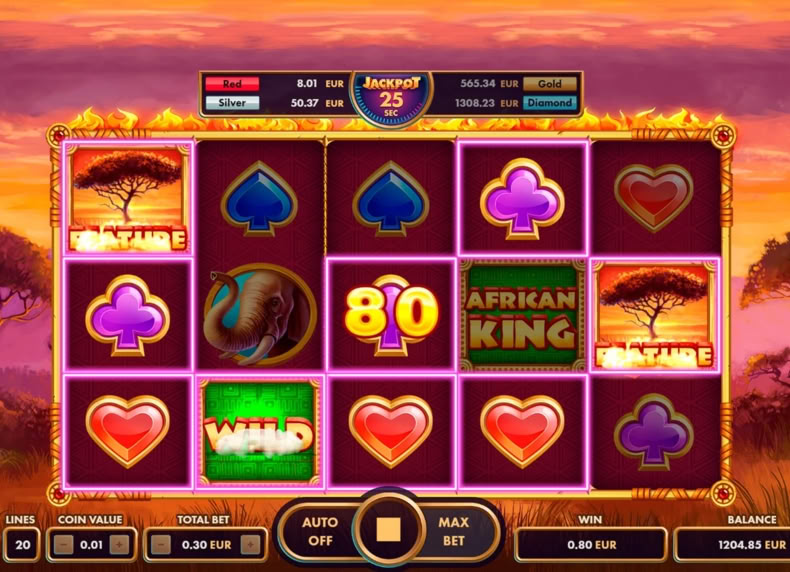 African King game - play for free
