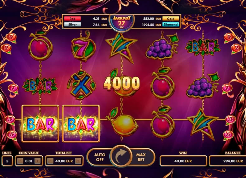 Golden Fruits game - play for free