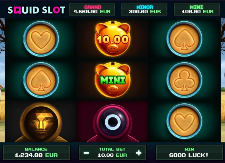 Squid Slot game - play for free