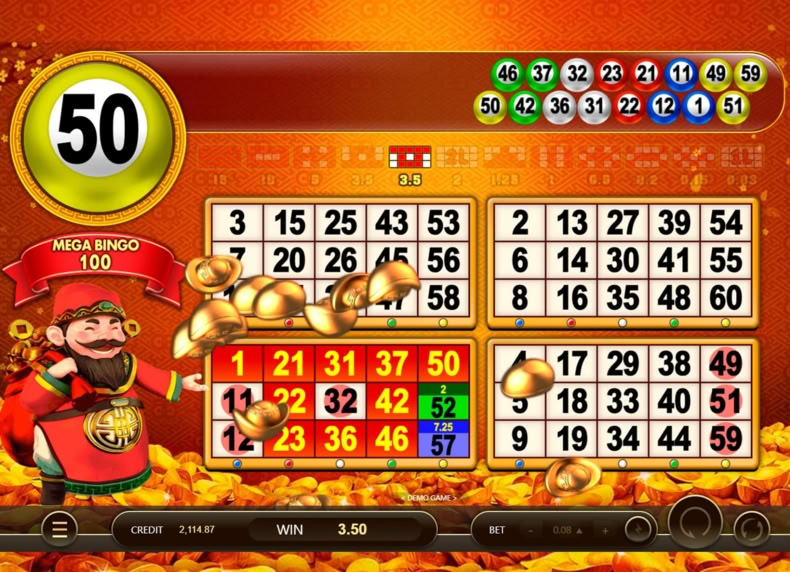 Caishen Bingo game - play for free