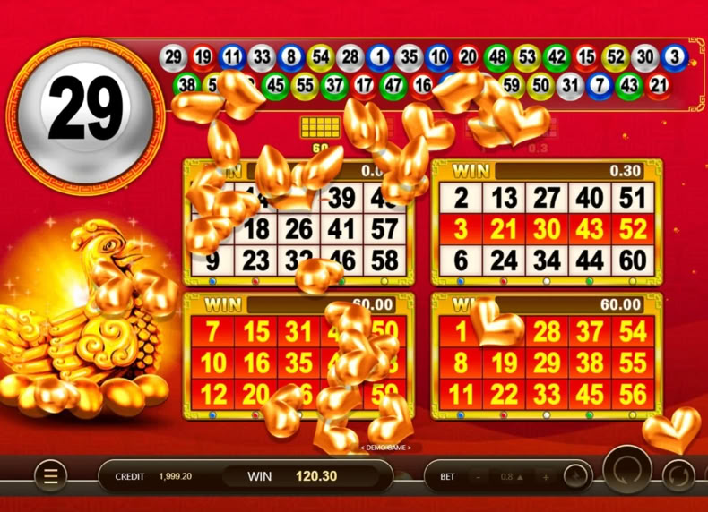Gold Rooster Lottery game - play for free