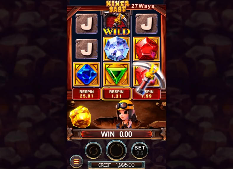 Miner Babe game - play for free