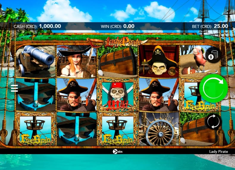 Lady Pirate game - play for free