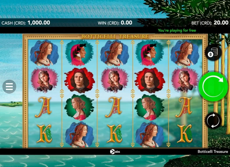 Botticelli Treasure game - play for free