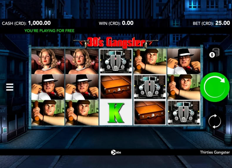 Thirties Gangster game - play for free