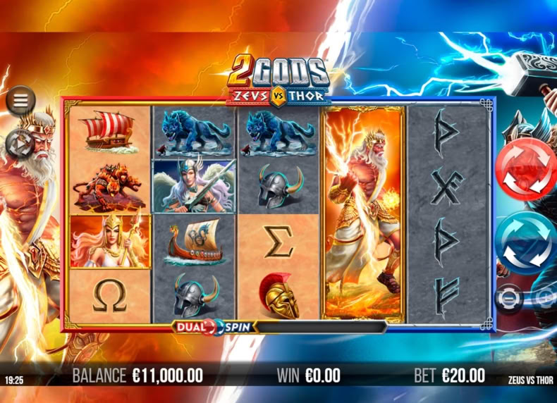 2 Gods Zeus vs Thor game - play for free