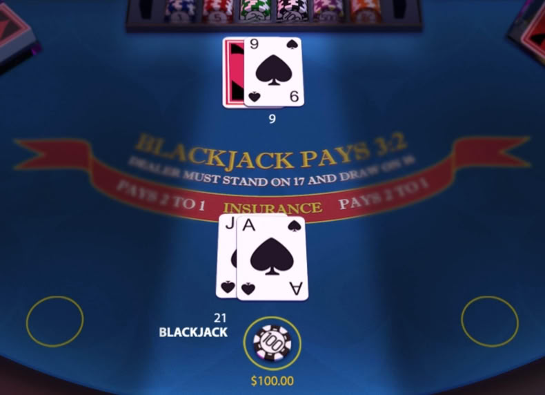 3 Hand Blackjack game - play for free