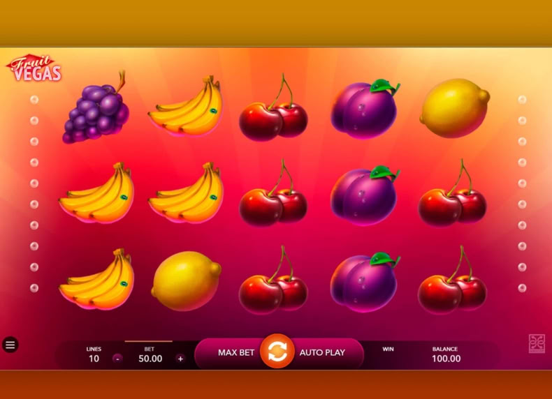 Fruit Vegas game - play for free