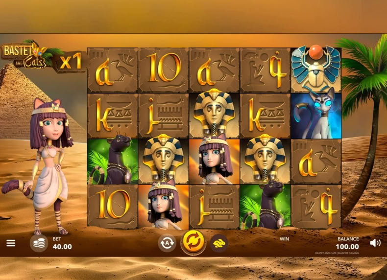 Bastet and Cats game - play for free