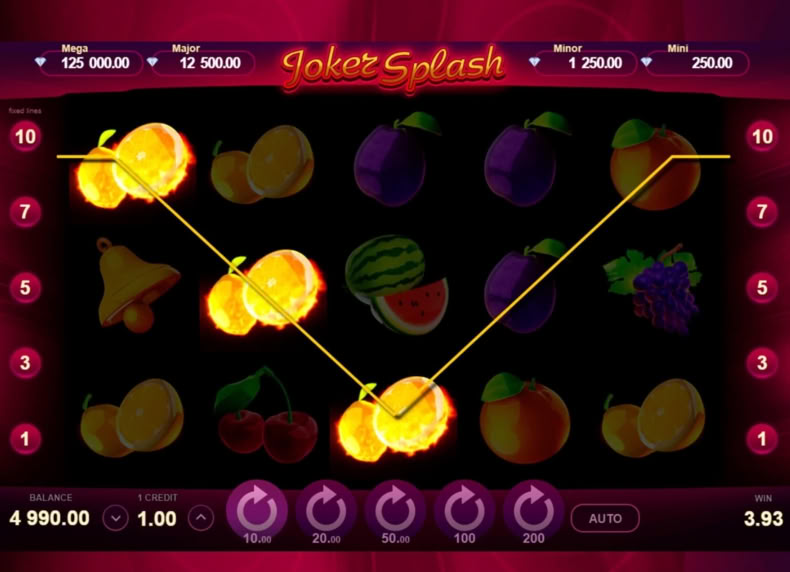 Joker Splash game - play for free