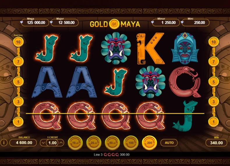 Gold of Maya game - play for free