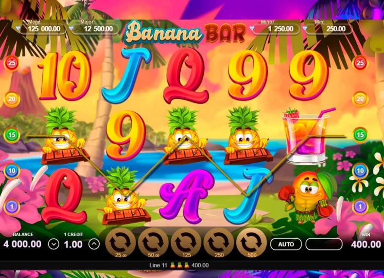 Banana Bar game - play for free