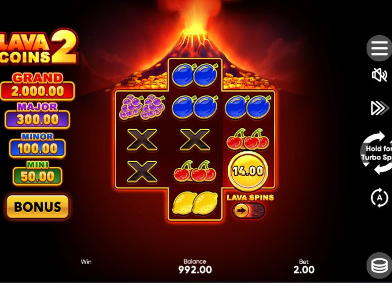 Lava Coins 2 game - play for free