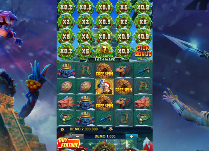 Aztec: Bonus Hunt 2 Xmas game - play for free