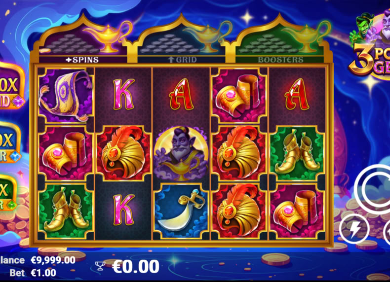 3 Power Genies game - play for free