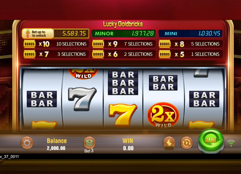 Lucky Goldbricks game - play for free
