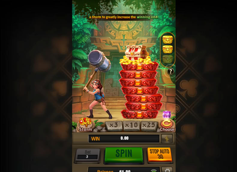 Secret Treasure game - play for free