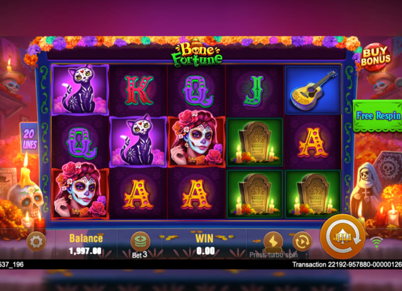 Bone Fortune game - play for free