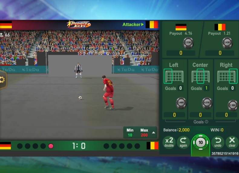 Penalty Kicks game - play for free