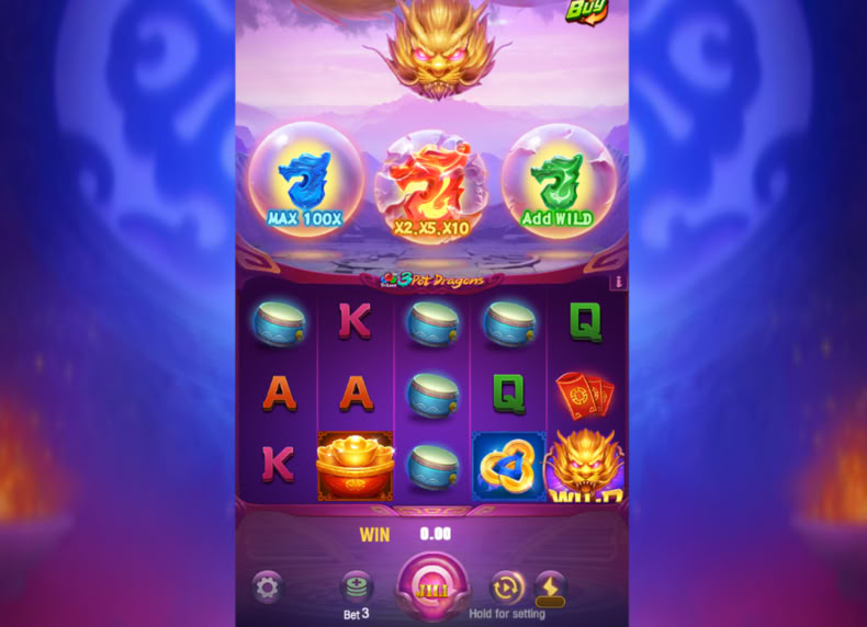 3 Pot Dragons game - play for free
