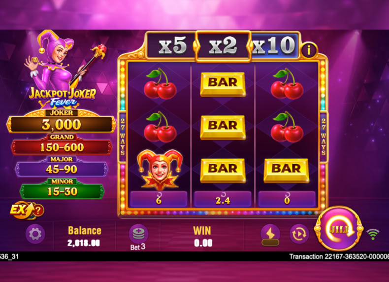 Jackpot Joker FEVER game - play for free