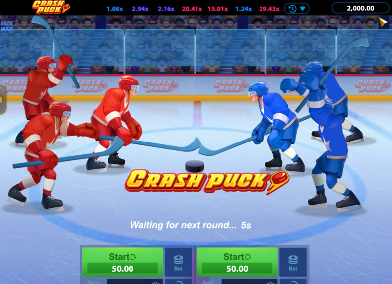 Crash Puck game - play for free