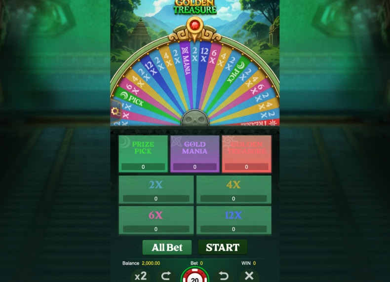Golden Treasure game - play for free