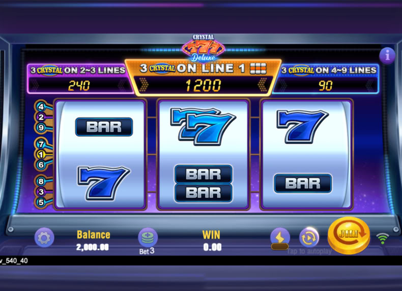 Crystal 777 DELUXE game - play for free