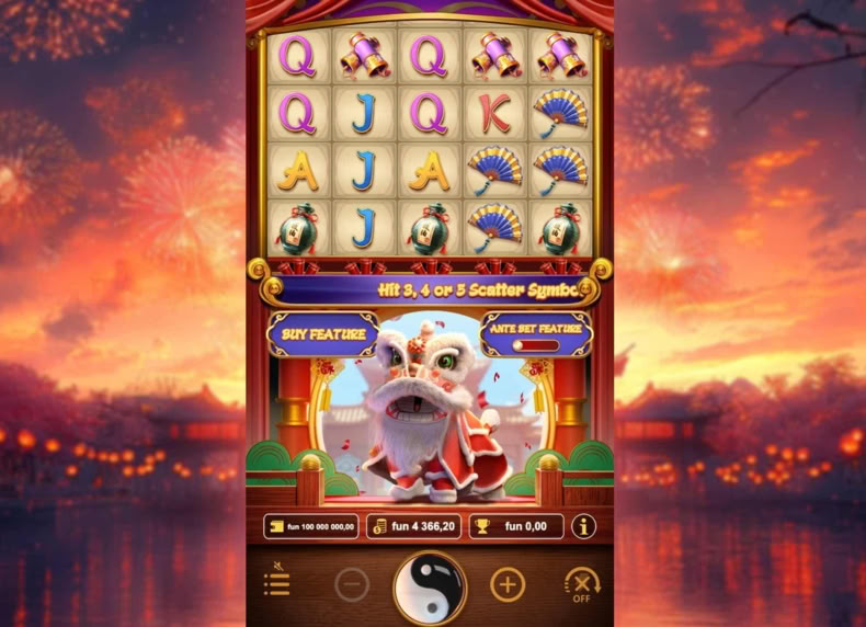 Lion Dance Fortune game - play for free