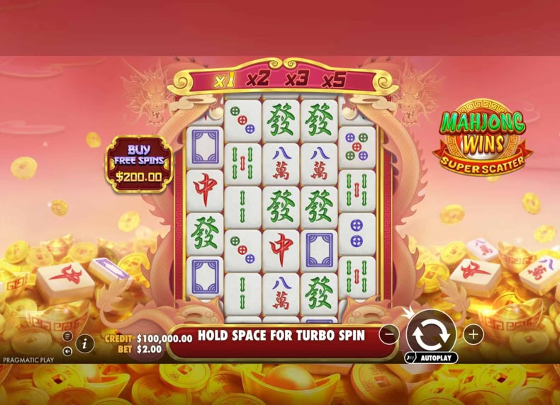 Mahjong Wins Super Scatter game - play for free