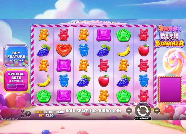 Sweet Rush Bonanza game - play for free