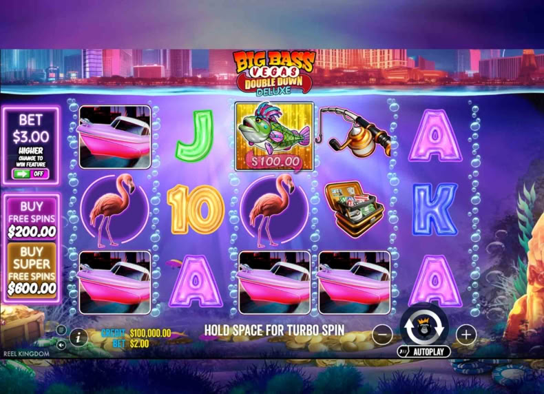 Big Bass Vegas Double Down Deluxe game - play for free