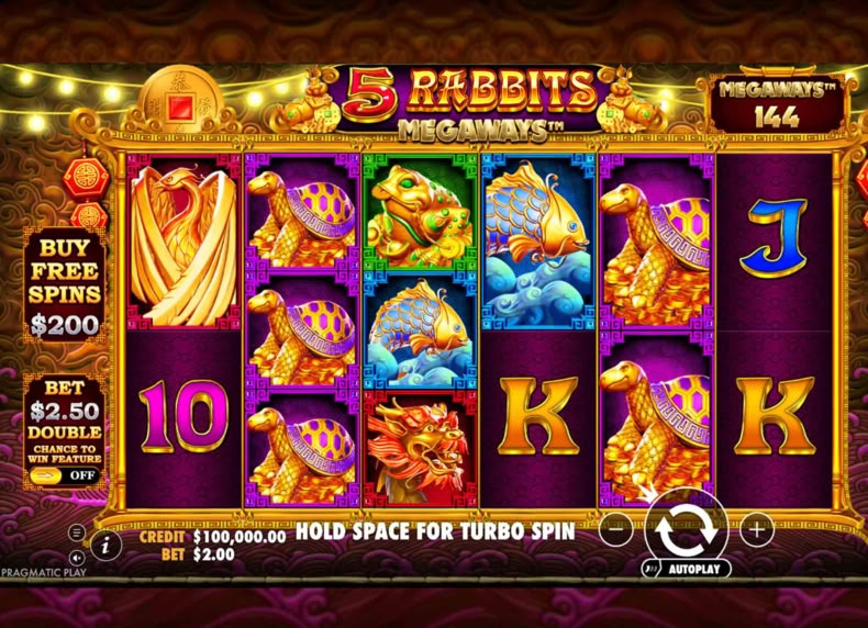 5 Rabbits Megaways game - play for free