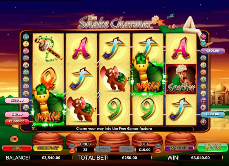 The Snake Charmer game - play for free