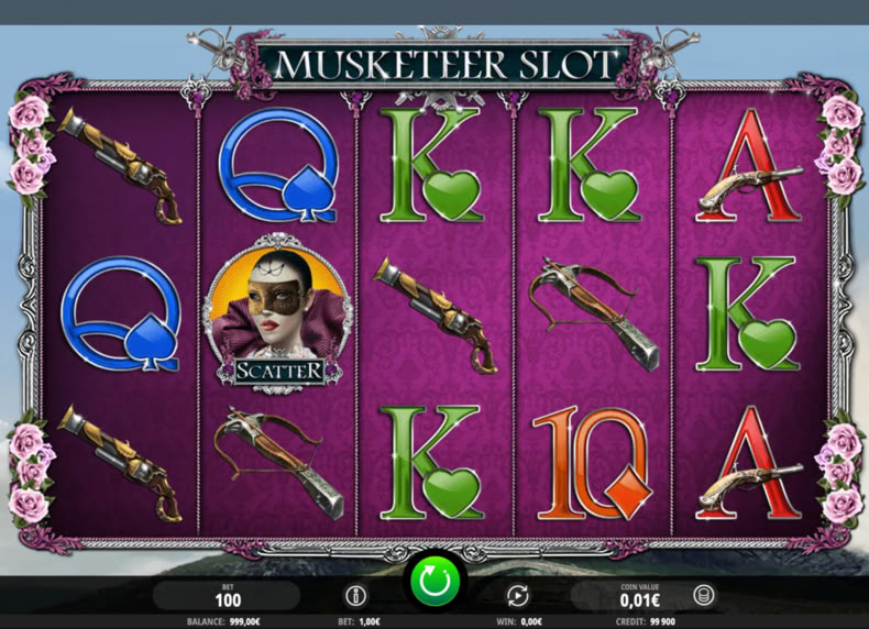 MUSKETEER SLOT game - play for free