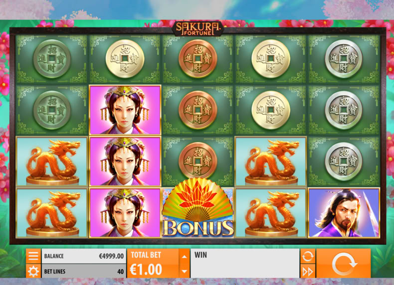 Sakura Fortune game - play for free