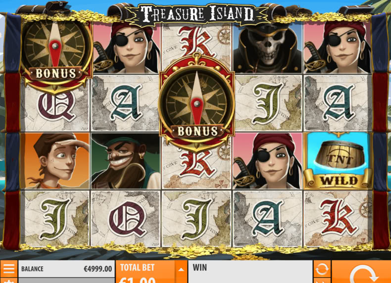 Treasure Island game - play for free