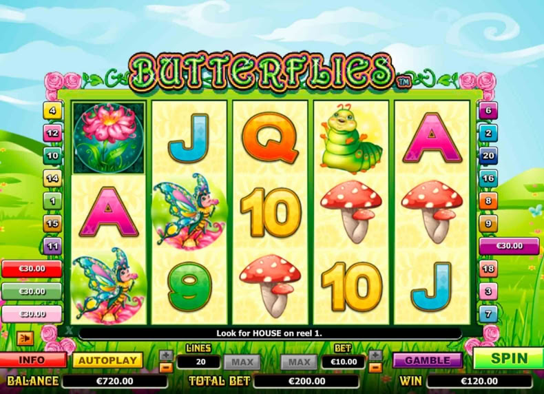 Butterflies game - play for free
