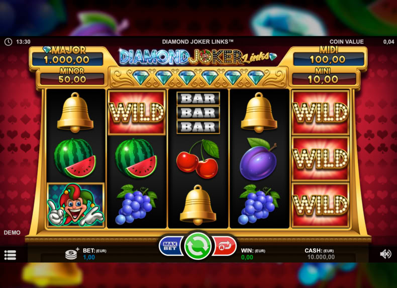 Diamond Joker Links game - play for free