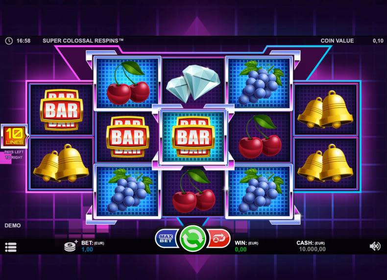 Super Colossal Respins game - play for free