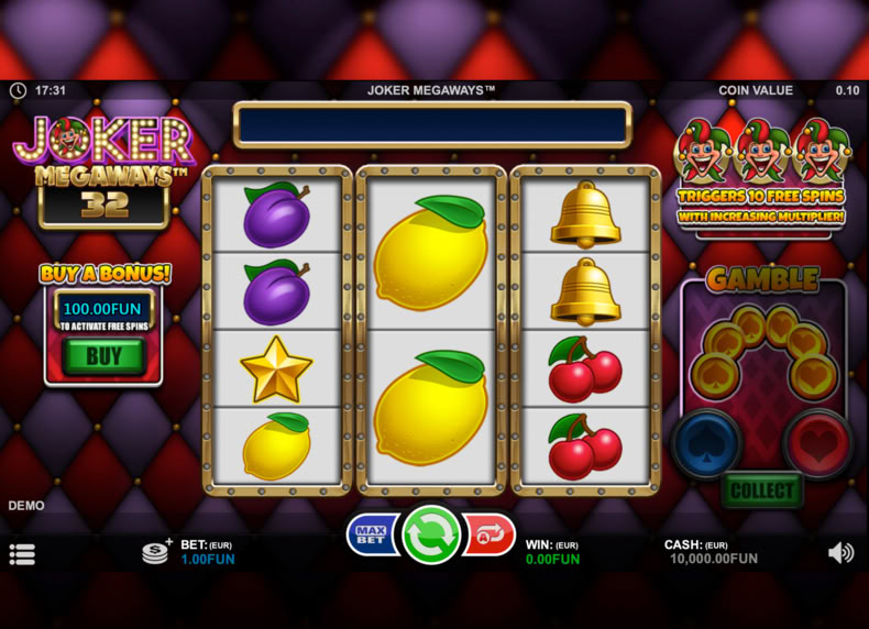 Joker Megaways game - play for free