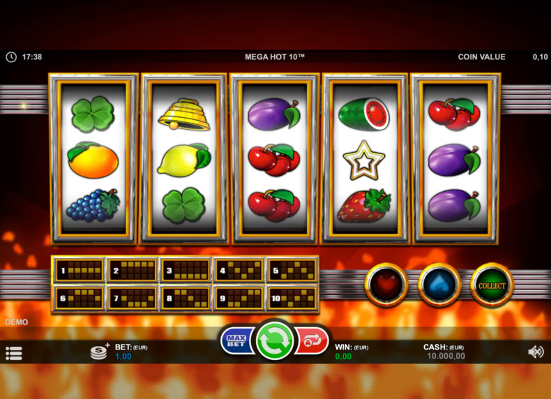 Mega Hot 10 game - play for free