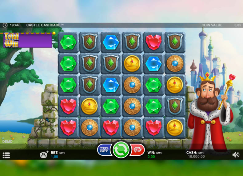 Castle Cashcade game - play for free