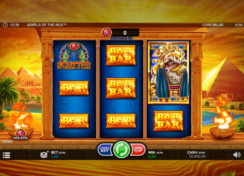 Jewels Of The Nile game - play for free