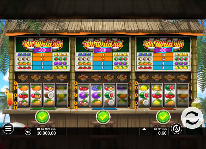 Club Tropicana game - play for free