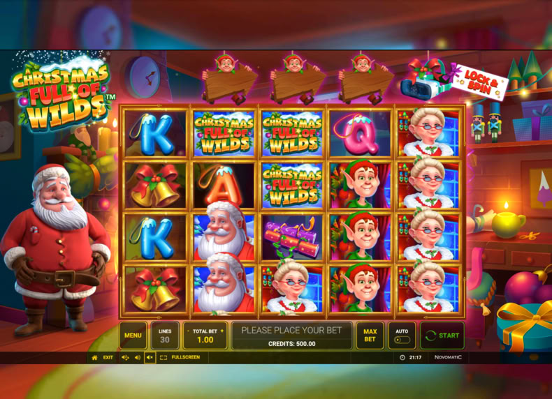 A Christmas Full Of Wilds game - play for free