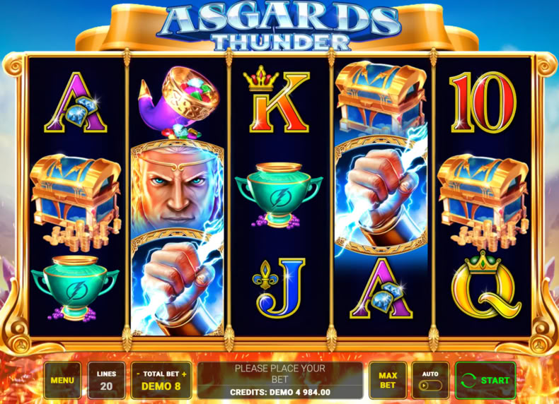 Asgards Thunder game - play for free