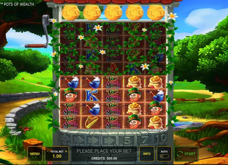 Top o' the Money - Pots of Wealth game - play for free