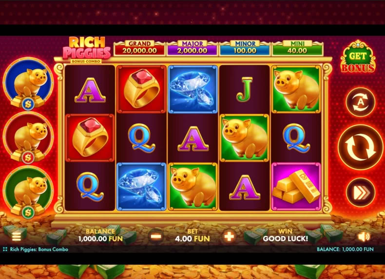 Rich Piggies: Bonus Combo game - play for free